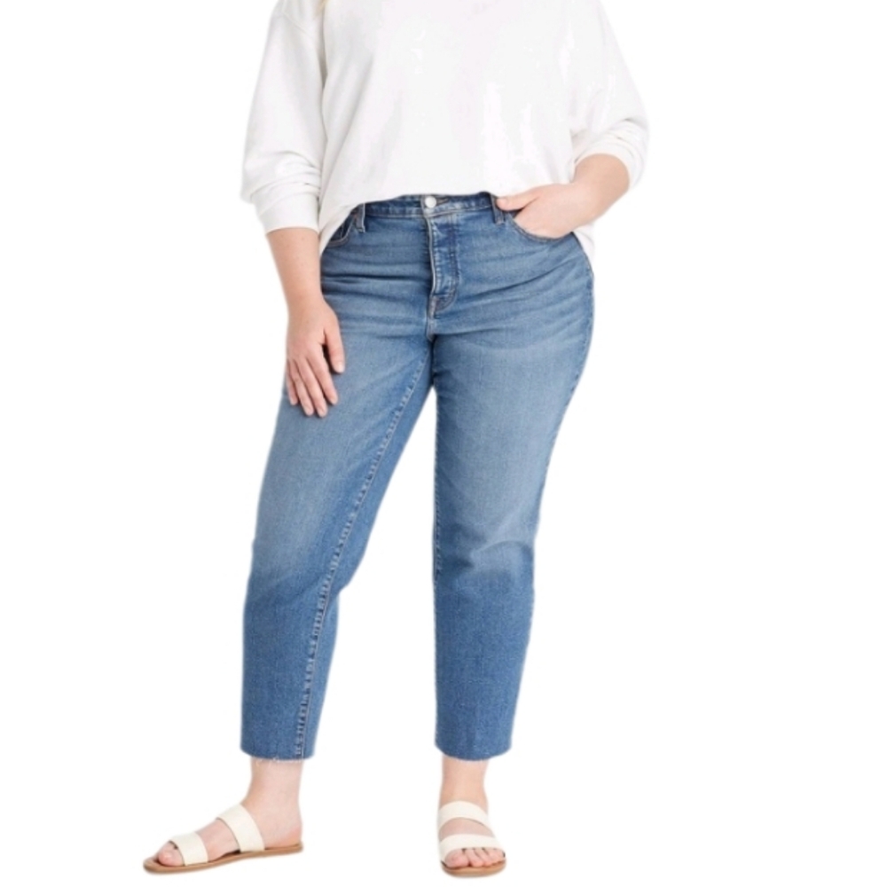 Universal Thread Light Blue Cropped Ankle Jeans